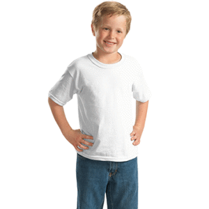 Boy Wearing White Kid's Cotton Shirt