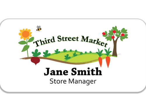 Third Street Market Name Tag