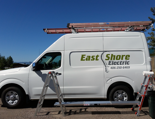 East Shore Electrics Vinyl Vehicle Lettering