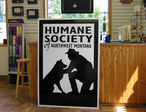 Aluminum  Humane Society Sign