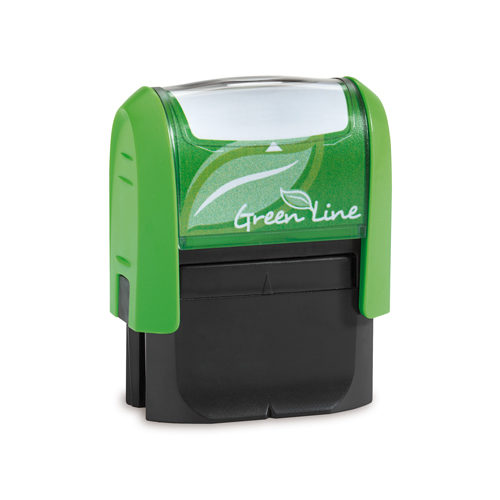 Eco friendly self inking stamp for address, deposit, notary or signature stamps