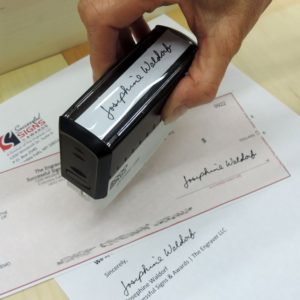 Self-Inking signature Stamps