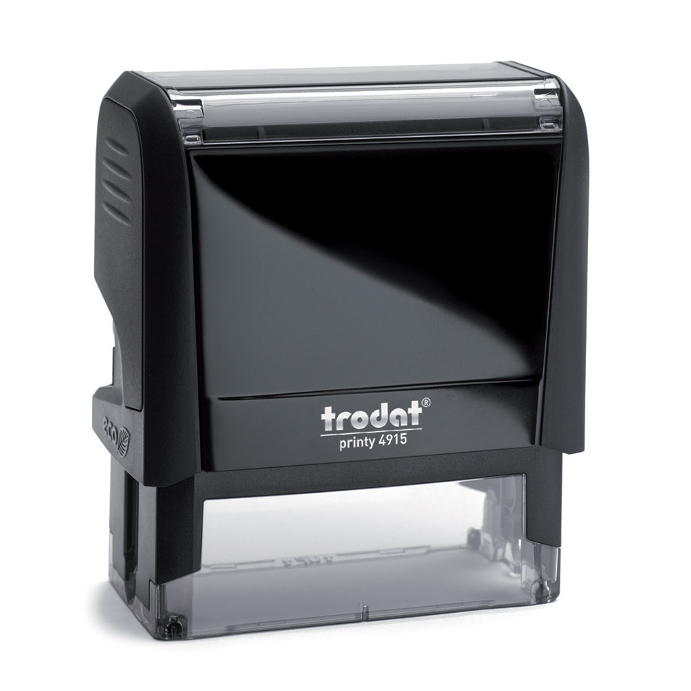 Includes Extra Replacement pad $6.95 Value 5-Line Custom Self Inking Stamp Large Custom Return Address Stamp 